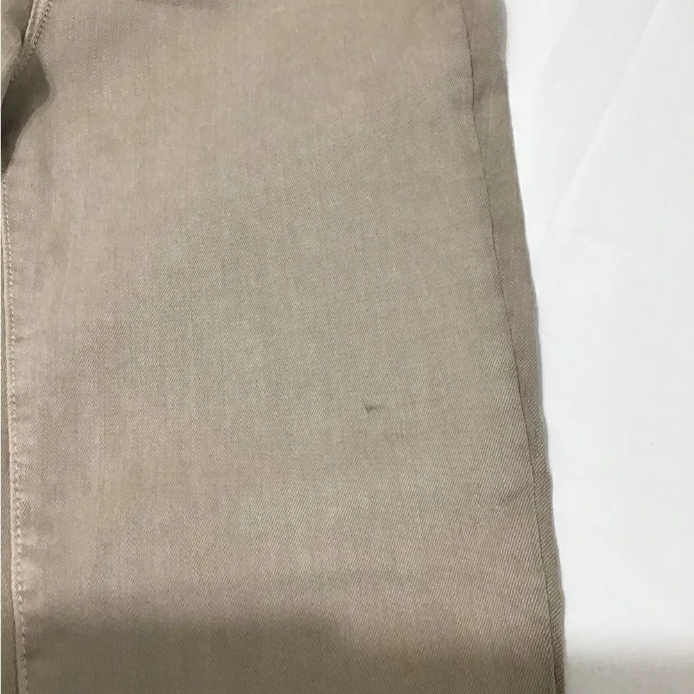 L’AGENCE Tan Skinny High Rise Cropped Jeans Size 26